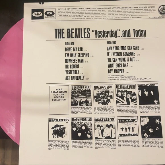 The Beatles 'Yesterday and Today' Vinyl Record - Picture 2 of 2